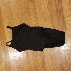 Girls black swim suit